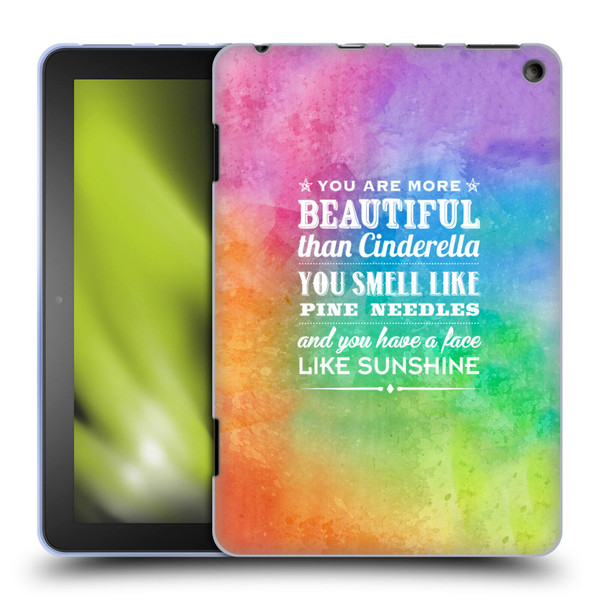 Rachel Caldwell Illustrations You Are More Soft Gel Case for Amazon Fire HD 8/Fire HD 8 Plus 2020