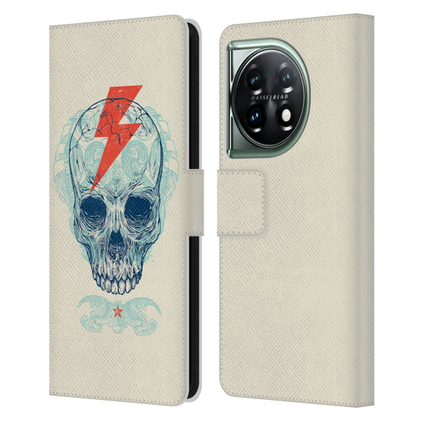 Rachel Caldwell Illustrations Bolt Leather Book Wallet Case Cover For OnePlus 11 5G