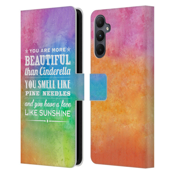 Rachel Caldwell Illustrations You Are More Leather Book Wallet Case Cover For Samsung Galaxy A05s