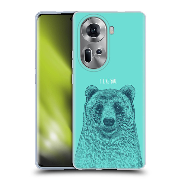 Rachel Caldwell Illustrations Bear Root Soft Gel Case for OPPO Reno11