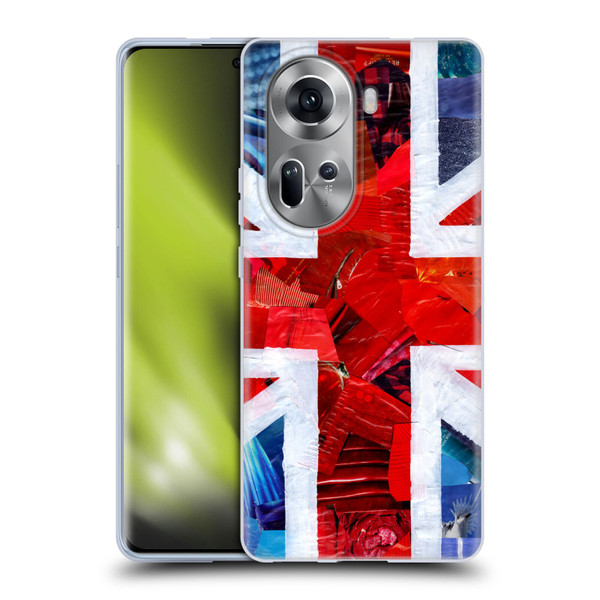 Artpoptart Flags Union Jack Soft Gel Case for OPPO Reno11
