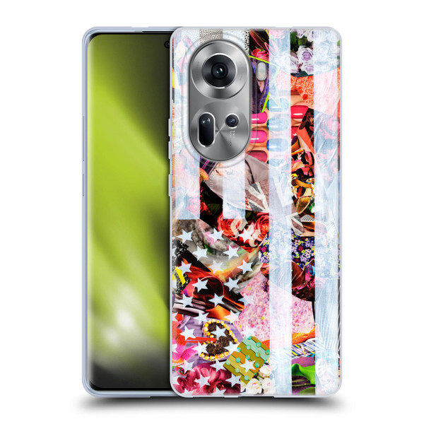 Artpoptart Flags Murican Soft Gel Case for OPPO Reno11