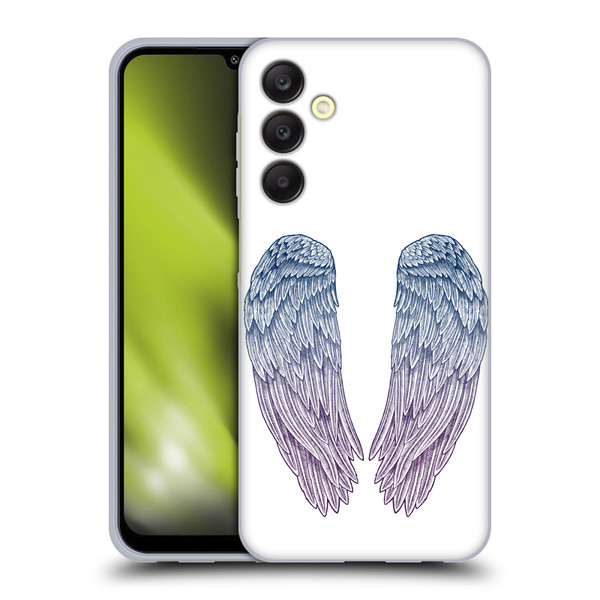 Rachel Caldwell Illustrations Angel Wings Soft Gel Case for Samsung Galaxy A25 5G