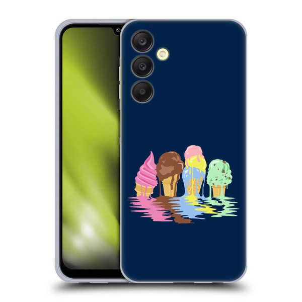 Rachel Caldwell Illustrations Ice Cream River Soft Gel Case for Samsung Galaxy A25 5G