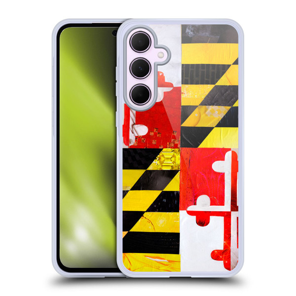 Artpoptart Flags Maryland Soft Gel Case for Samsung Galaxy A35 5G