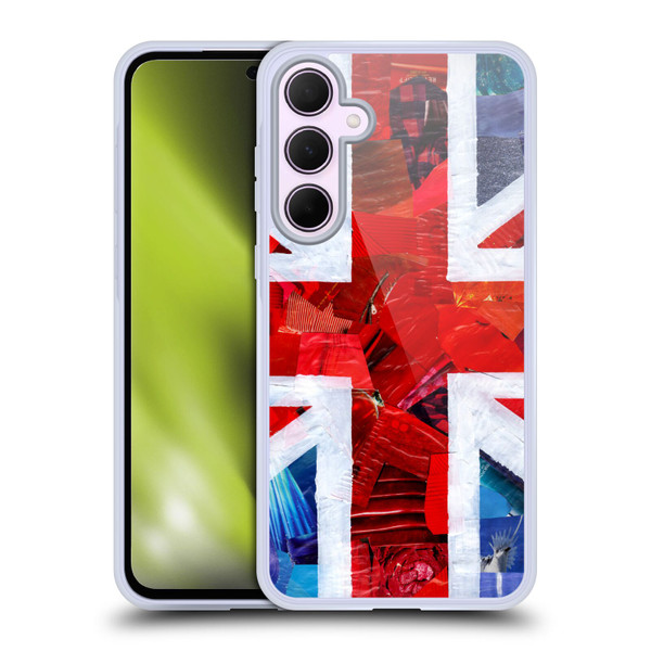 Artpoptart Flags Union Jack Soft Gel Case for Samsung Galaxy A35 5G