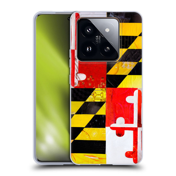 Artpoptart Flags Maryland Soft Gel Case for Xiaomi 14 Pro