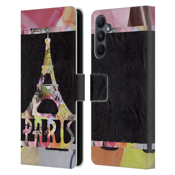 Artpoptart Travel Paris Leather Book Wallet Case Cover For Samsung Galaxy A05s