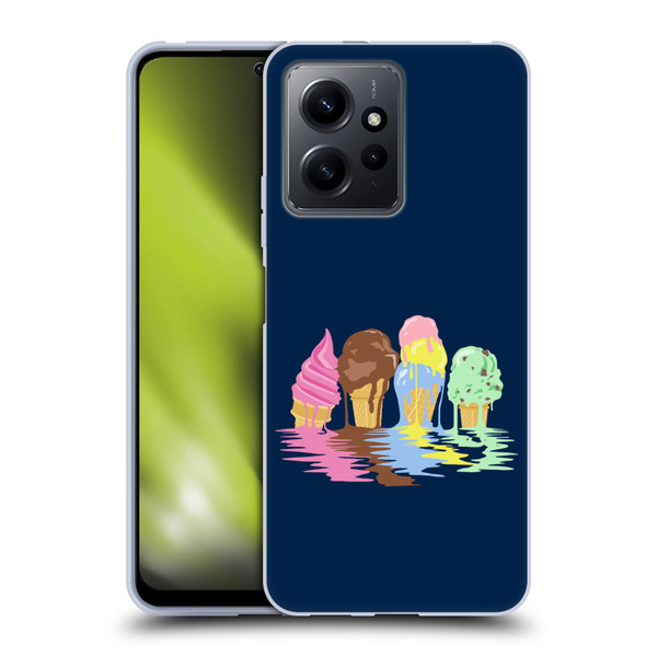 Rachel Caldwell Illustrations Ice Cream River Soft Gel Case for Xiaomi Redmi Note 12 4G