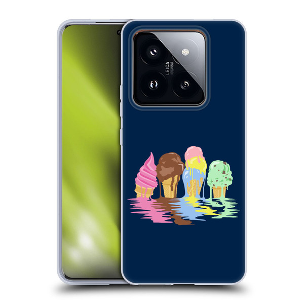 Rachel Caldwell Illustrations Ice Cream River Soft Gel Case for Xiaomi 14 Pro
