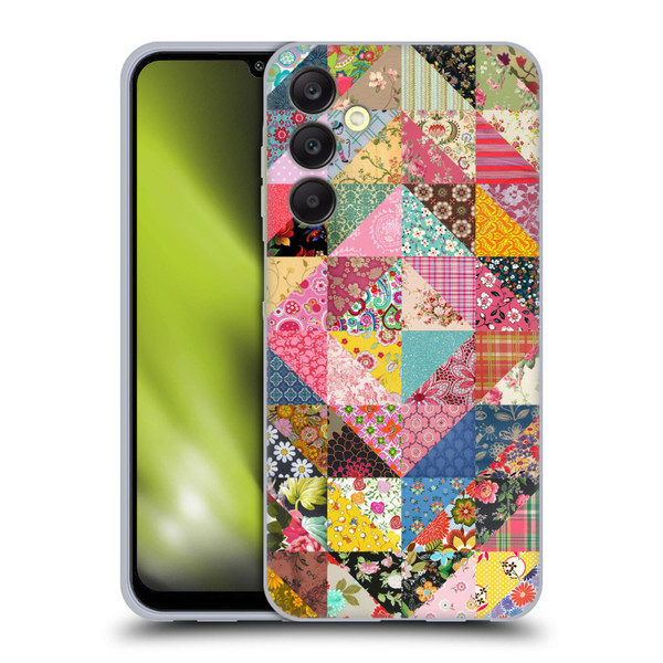 Rachel Caldwell Patterns Quilt Soft Gel Case for Samsung Galaxy A25 5G