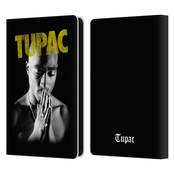 Tupac Shakur Key Art Golden Leather Book Wallet Case Cover For Amazon Kindle Paperwhite 5 (2021)