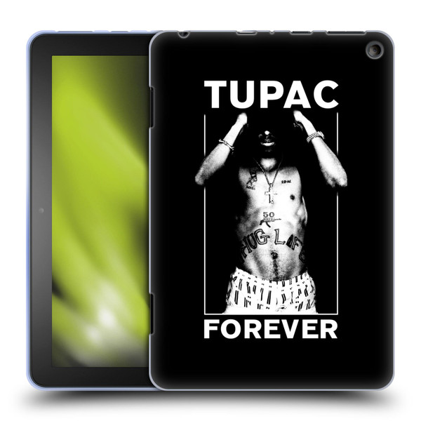 Tupac Shakur Key Art Forever Soft Gel Case for Amazon Fire HD 8/Fire HD 8 Plus 2020