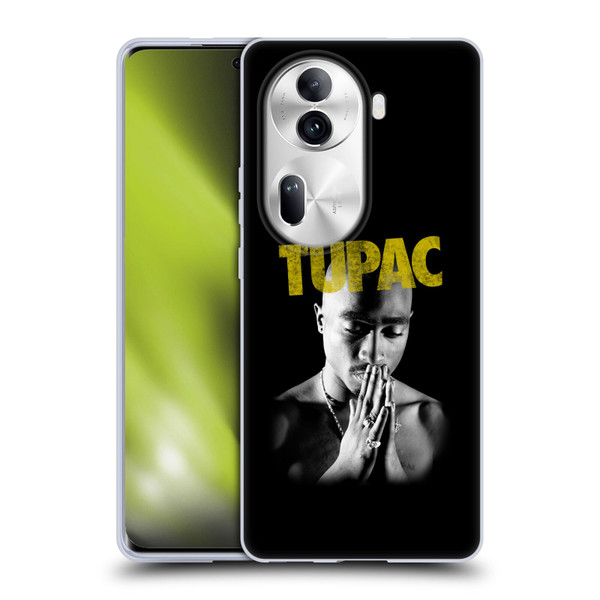 Tupac Shakur Key Art Golden Soft Gel Case for OPPO Reno11 Pro