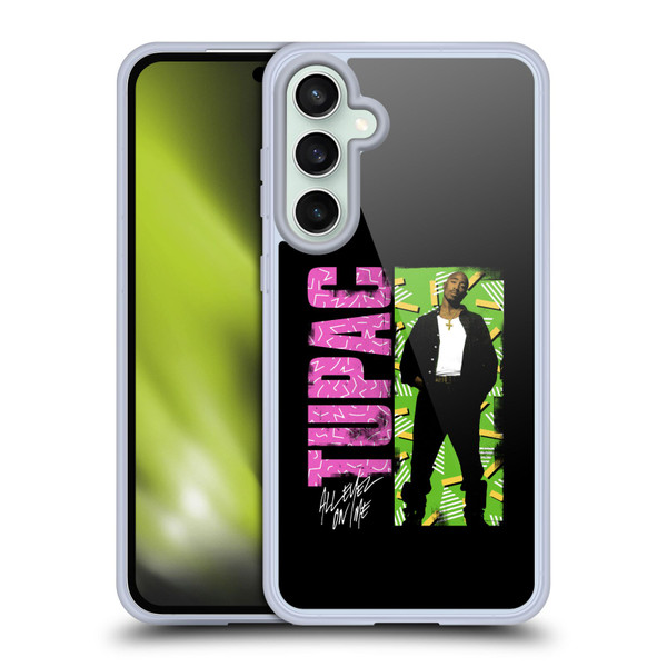 Tupac Shakur Key Art Distressed Look Soft Gel Case for Samsung Galaxy S23 FE 5G