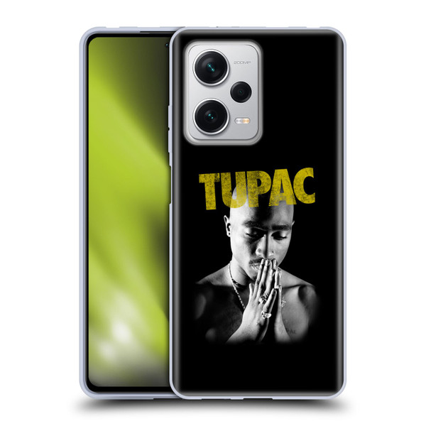 Tupac Shakur Key Art Golden Soft Gel Case for Xiaomi Redmi Note 12 Pro+ 5G