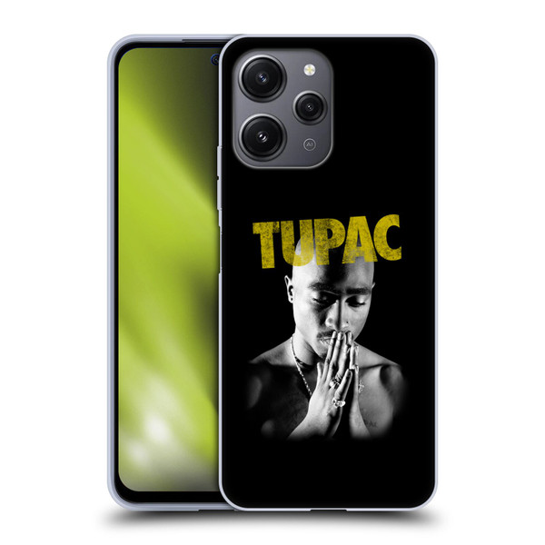 Tupac Shakur Key Art Golden Soft Gel Case for Xiaomi Redmi 12