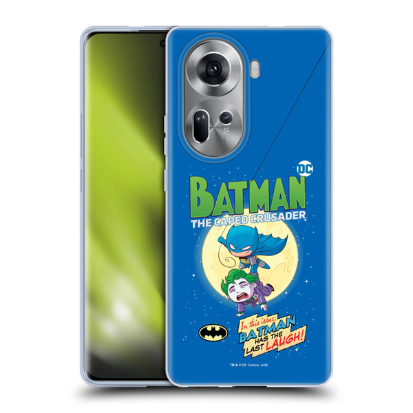 Super Friends DC Comics Toddlers Comic Covers Batman Soft Gel Case for OPPO Reno11
