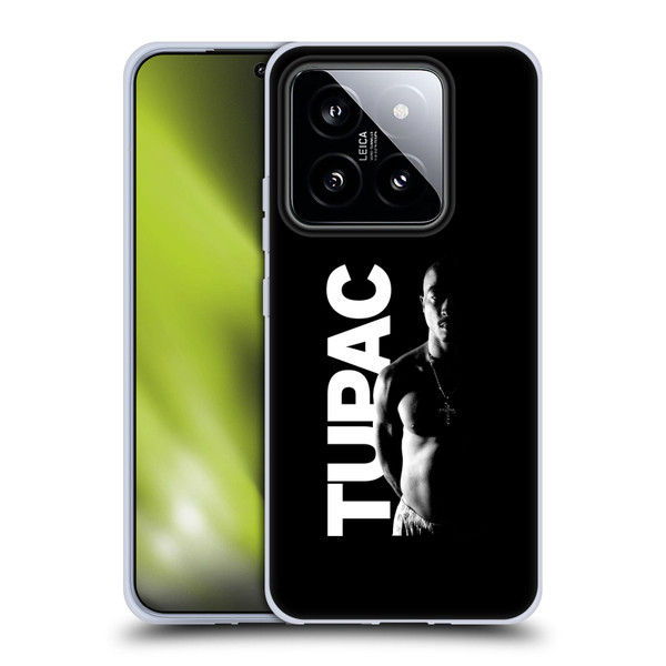 Tupac Shakur Key Art Black And White Soft Gel Case for Xiaomi 14