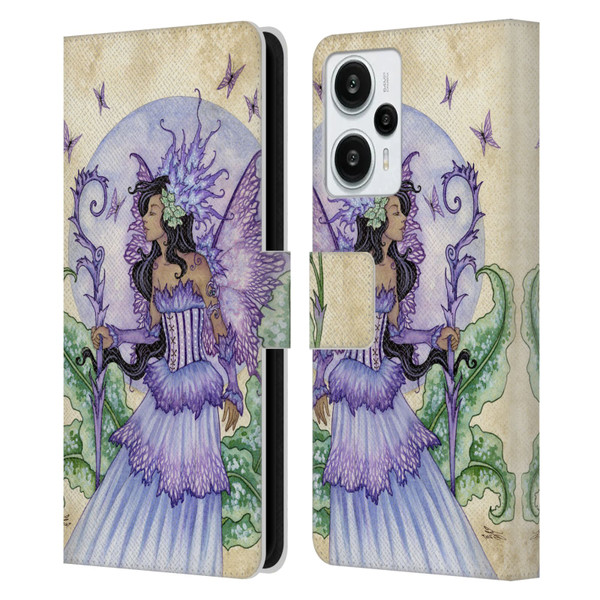 Amy Brown Elemental Fairies Spring Fairy Leather Book Wallet Case Cover For Xiaomi Redmi Note 12T