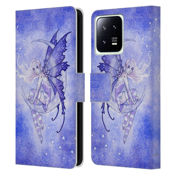 Amy Brown Elemental Fairies Moon Fairy Leather Book Wallet Case Cover For Xiaomi 13 5G
