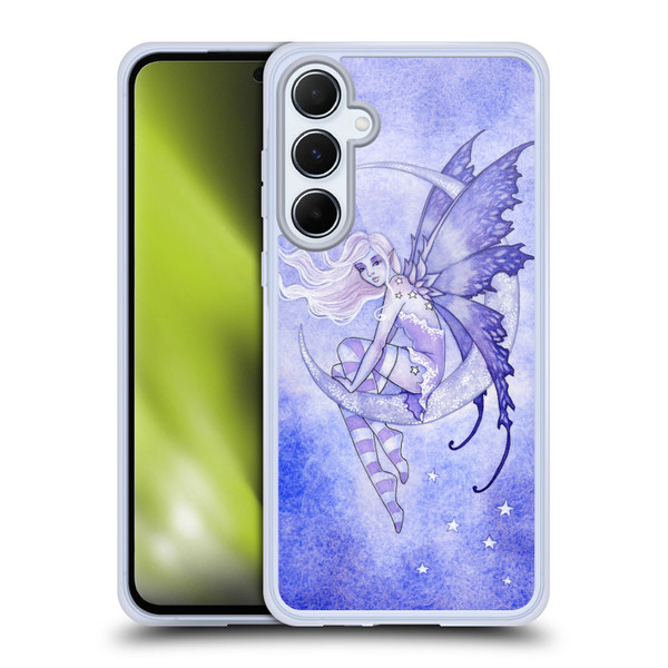 Amy Brown Elemental Fairies Moon Fairy Soft Gel Case for Samsung Galaxy A55 5G