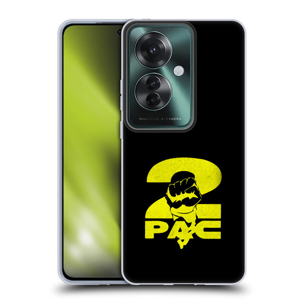 Tupac Shakur Logos Yellow Fist Soft Gel Case for OPPO Reno11 F 5G / F25 Pro 5G