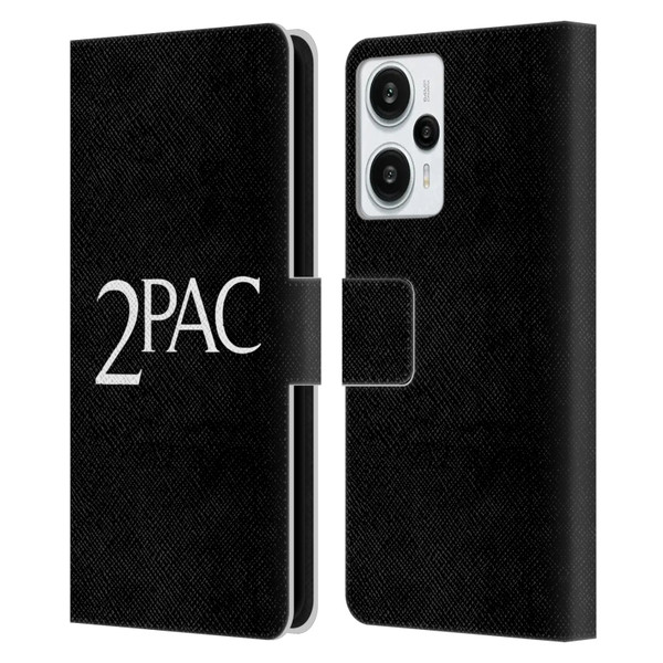 Tupac Shakur Logos Serif Leather Book Wallet Case Cover For Xiaomi Redmi Note 12T