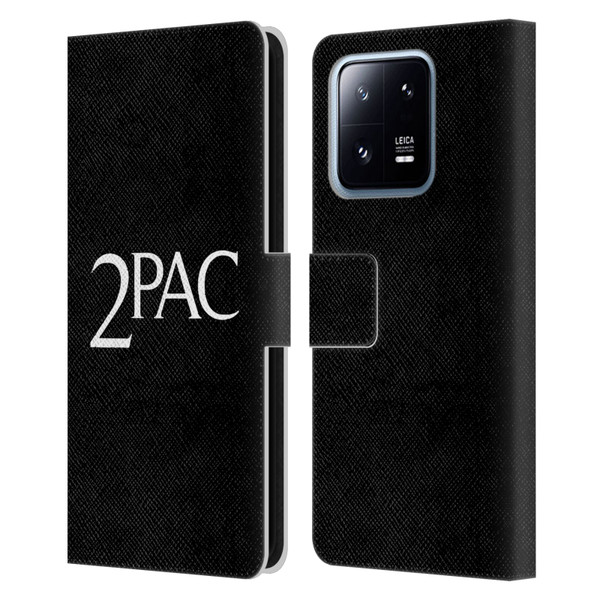 Tupac Shakur Logos Serif Leather Book Wallet Case Cover For Xiaomi 13 Pro 5G