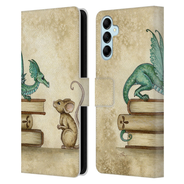 Amy Brown Folklore Curious Encounter Leather Book Wallet Case Cover For Samsung Galaxy M14 5G