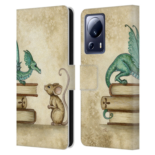 Amy Brown Folklore Curious Encounter Leather Book Wallet Case Cover For Xiaomi 13 Lite 5G