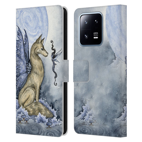 Amy Brown Folklore Wolf Moon Leather Book Wallet Case Cover For Xiaomi 13 Pro 5G