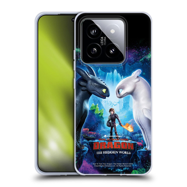 How To Train Your Dragon III The Hidden World Hiccup, Toothless & Light Fury Soft Gel Case for Xiaomi 14