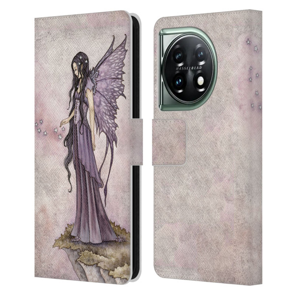 Amy Brown Magical Fairies I Will Return As Stars Fairy Leather Book Wallet Case Cover For OnePlus 11 5G
