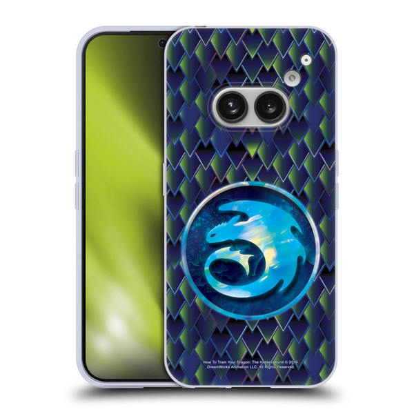 How To Train Your Dragon III Night And Light Night Dragonscale Pattern Soft Gel Case for Nothing Phone (2a)