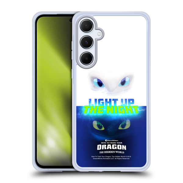 How To Train Your Dragon III Night And Light Toothless & Light Fury Soft Gel Case for Samsung Galaxy A55 5G