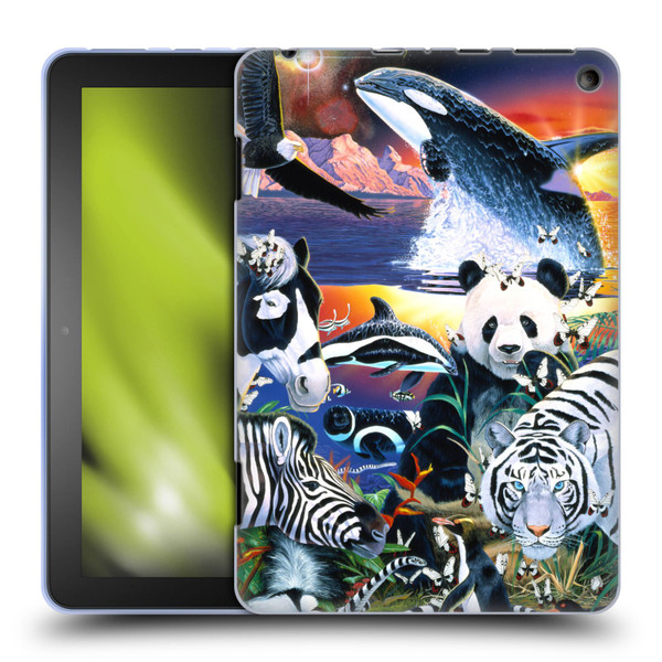 Graeme Stevenson Assorted Designs Animals Soft Gel Case for Amazon Fire HD 8/Fire HD 8 Plus 2020