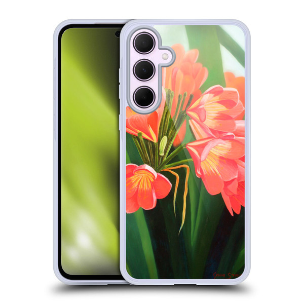 Graeme Stevenson Assorted Designs Flowers 2 Soft Gel Case for Samsung Galaxy A35 5G