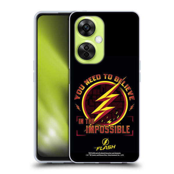 The Flash TV Series Graphics Believe Soft Gel Case for OnePlus Nord CE 3 Lite 5G
