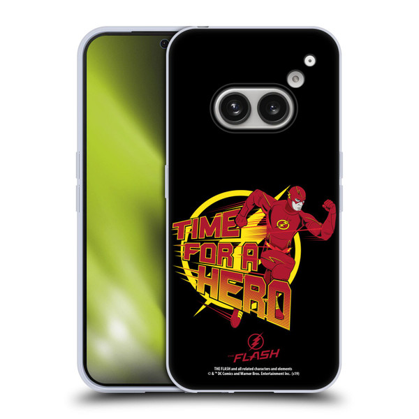 The Flash TV Series Graphics Barry Hero Soft Gel Case for Nothing Phone (2a)