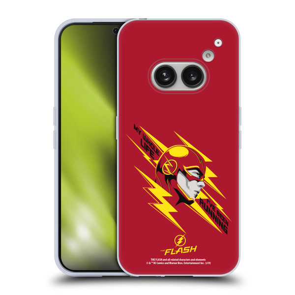 The Flash TV Series Graphics Barry Head Soft Gel Case for Nothing Phone (2a)