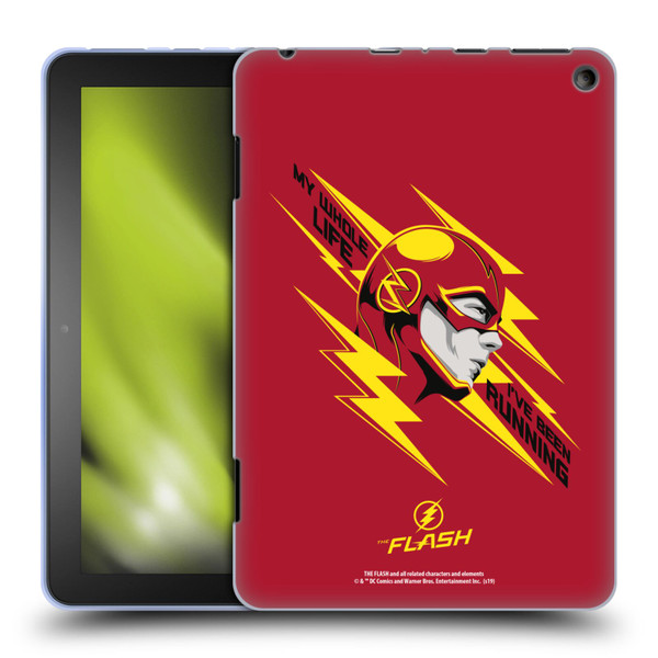 The Flash TV Series Graphics Barry Head Soft Gel Case for Amazon Fire HD 8/Fire HD 8 Plus 2020