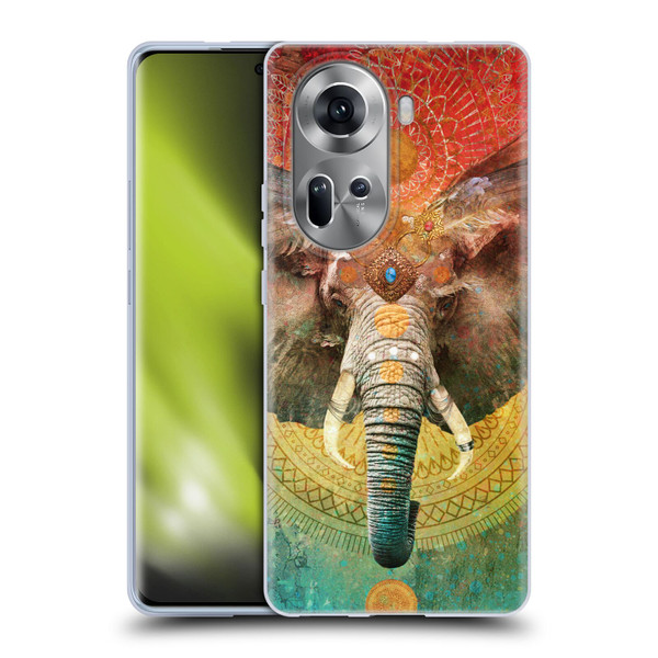 Jena DellaGrottaglia Animals Elephant Soft Gel Case for OPPO Reno11