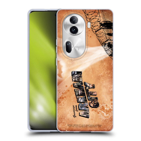 Batman Arkham City Graphics Postcard Soft Gel Case for OPPO Reno11 Pro