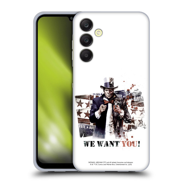 Batman Arkham City Graphics Two-Face We Want You Soft Gel Case for Samsung Galaxy A25 5G