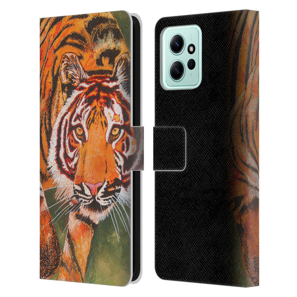 Graeme Stevenson Assorted Designs Tiger 1 Leather Book Wallet Case Cover For Xiaomi Redmi 12