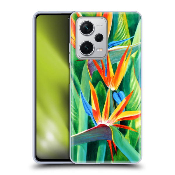 Graeme Stevenson Assorted Designs Birds Of Paradise Soft Gel Case for Xiaomi Redmi Note 12 Pro+ 5G