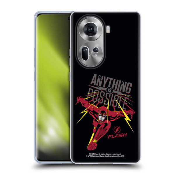 The Flash TV Series Graphics Barry Anything Is Possible Soft Gel Case for OPPO Reno11
