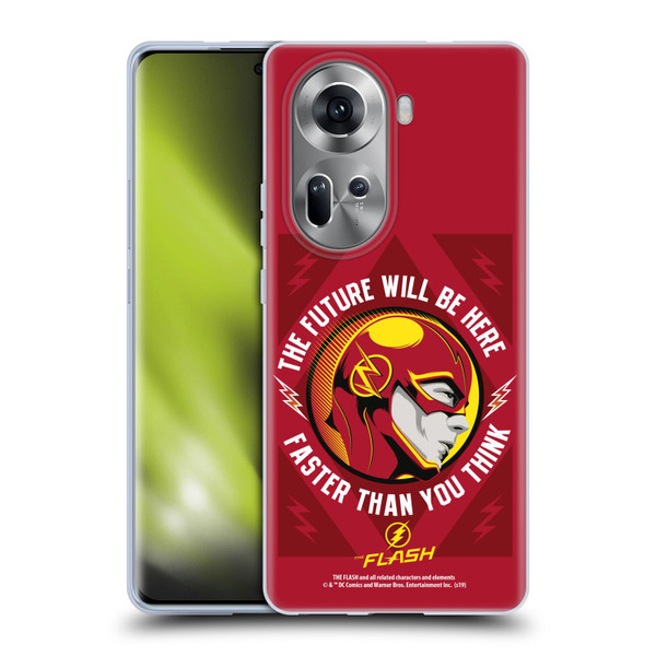 The Flash TV Series Graphics Barry Faster Soft Gel Case for OPPO Reno11