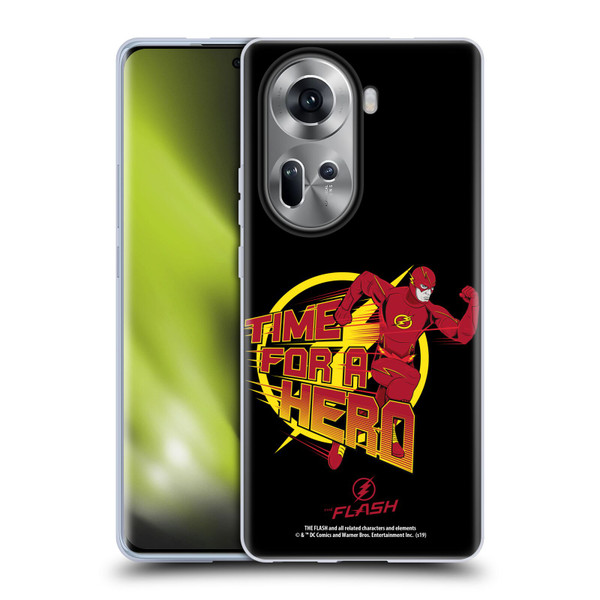 The Flash TV Series Graphics Barry Hero Soft Gel Case for OPPO Reno11